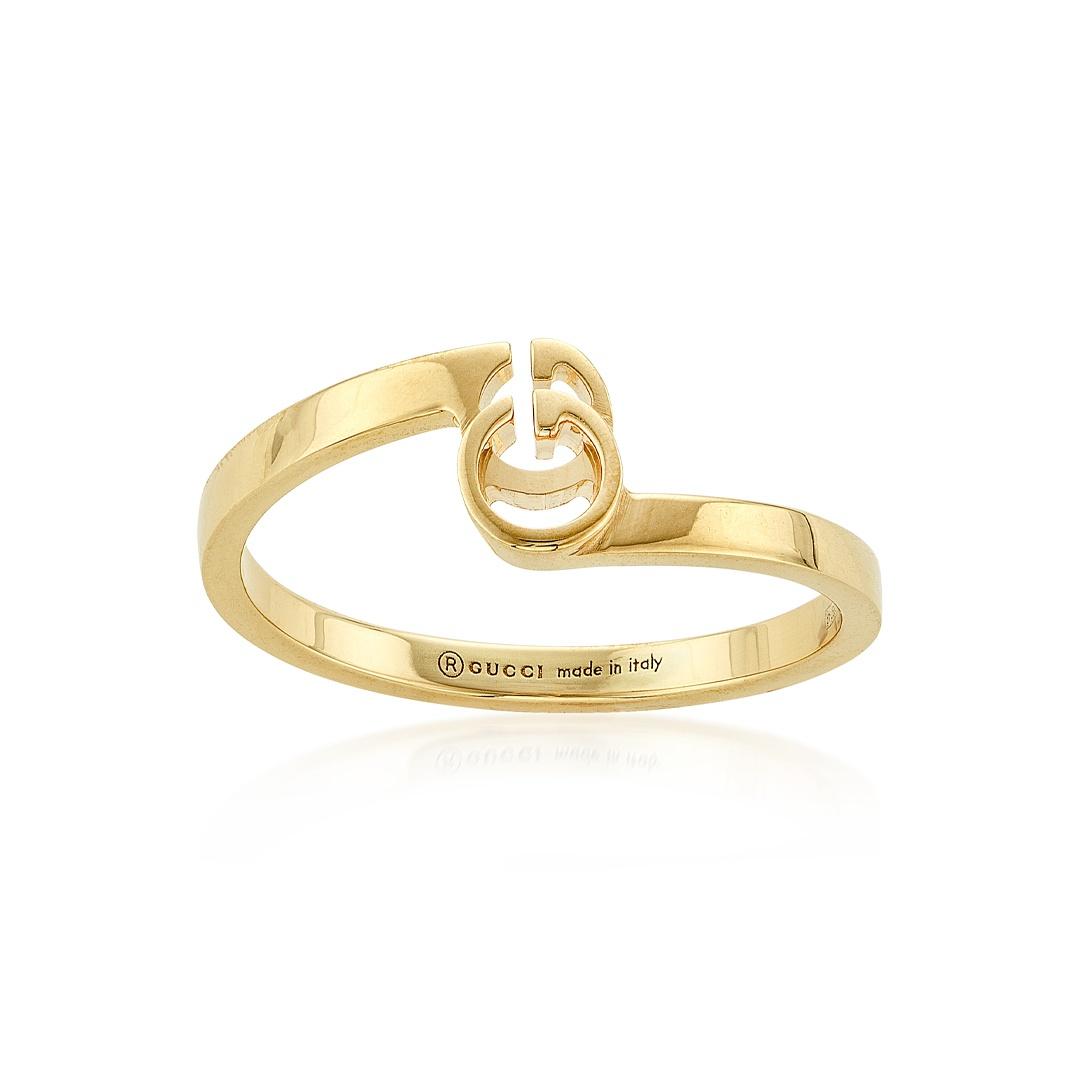 Gucci GG Stack Thin Ring in Yellow Gold