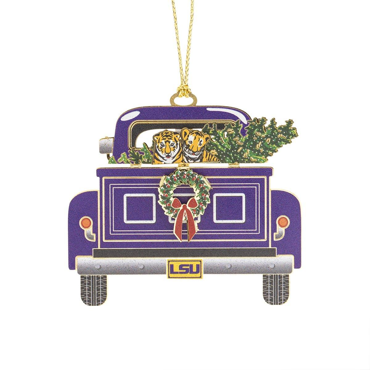 2021 Lsu Truck Ornament