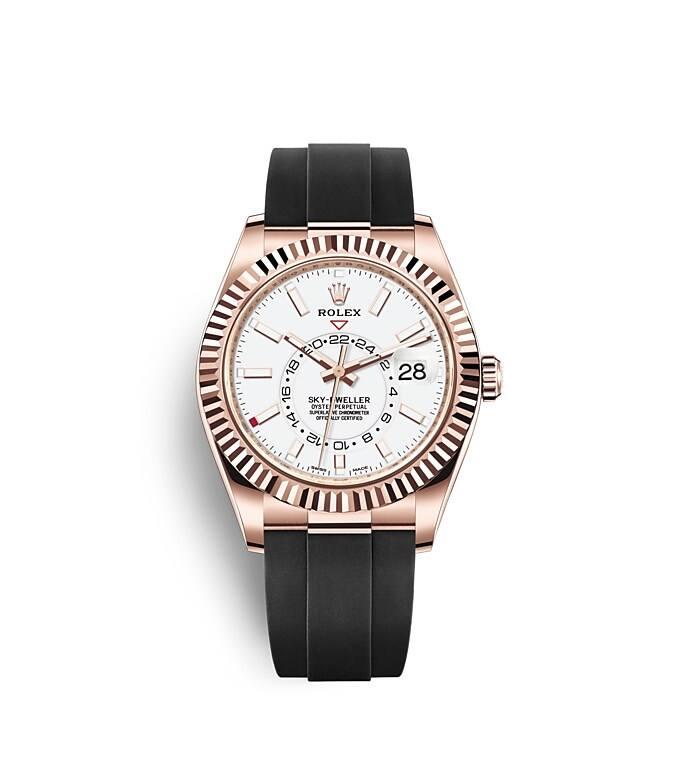 Rolex Sky-Dweller, m326235-0004. Available at Lee Michaels Fine Jewelry