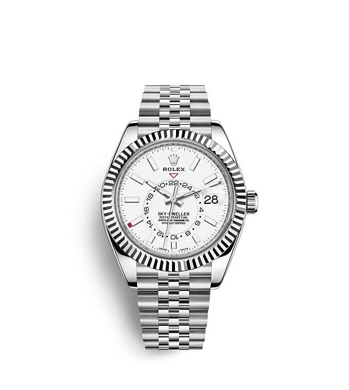Rolex Sky-Dweller, m326934-0002. Available at Lee Michaels Fine Jewelry