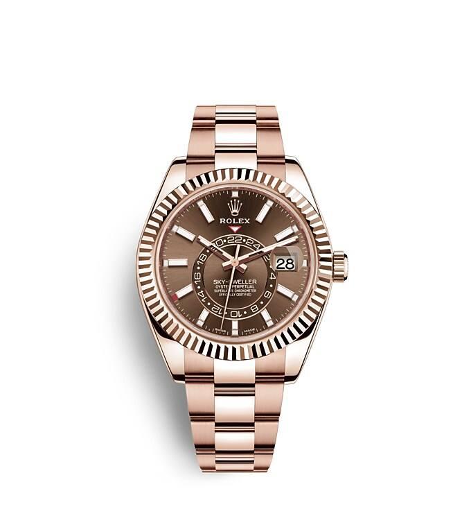 Rolex Sky-Dwellers, m326935-0006. Available at Lee Michaels Fine Jewelry
