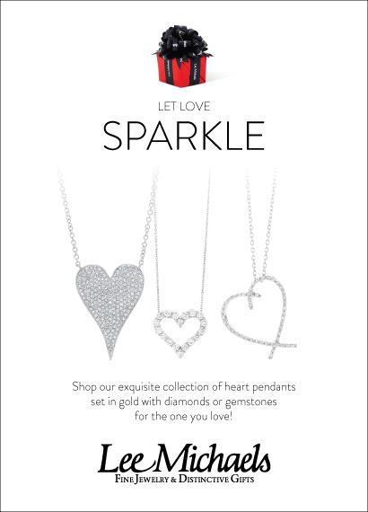 Advertised White Gold Heart Necklaces