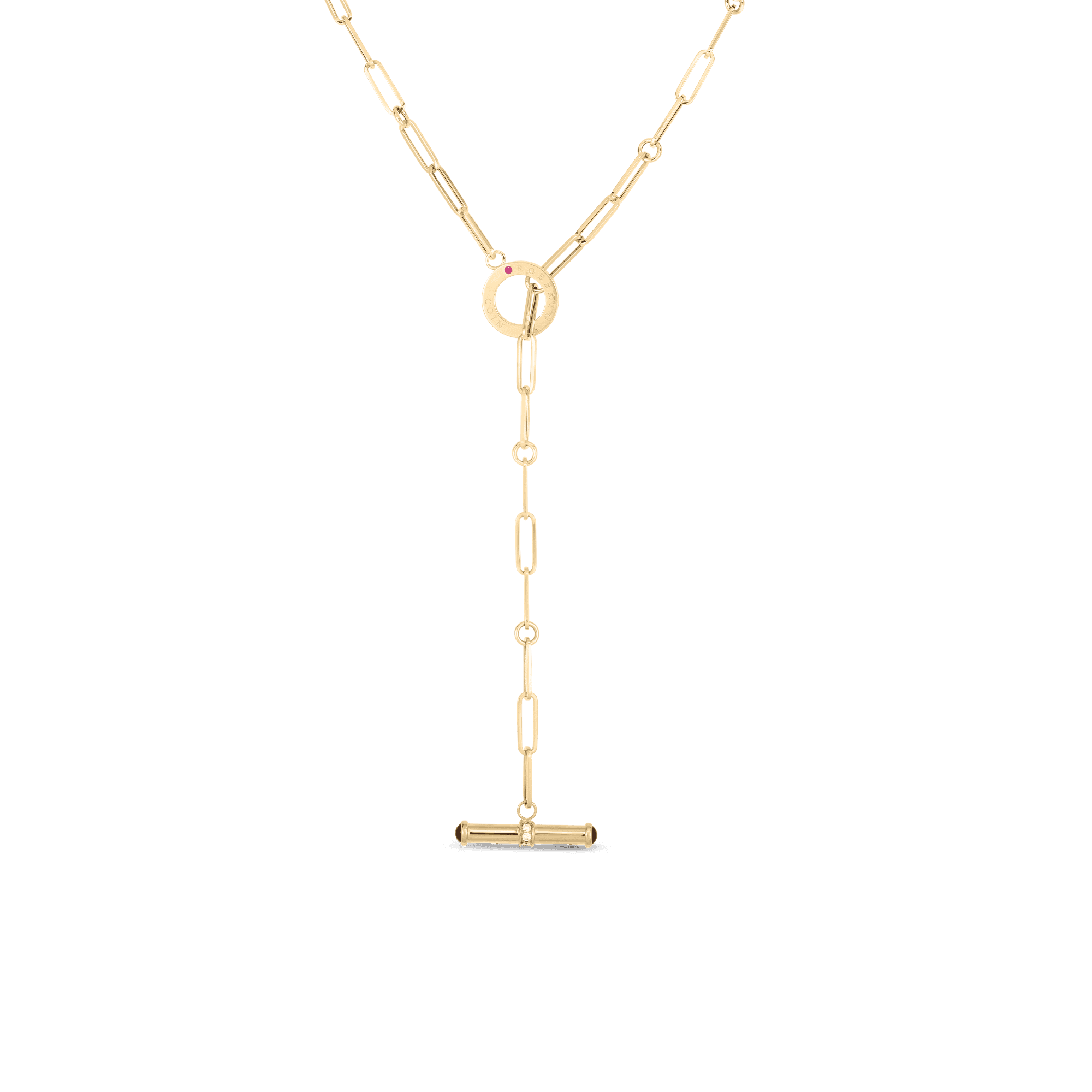 Roberto Coin 18k Toggle Paperclip Necklace
