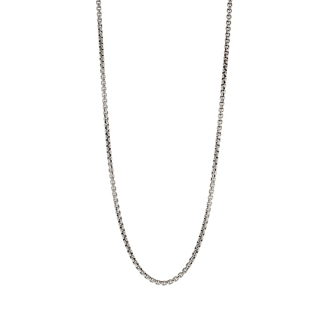 Konstantino Men's Petite Box Chain Necklace