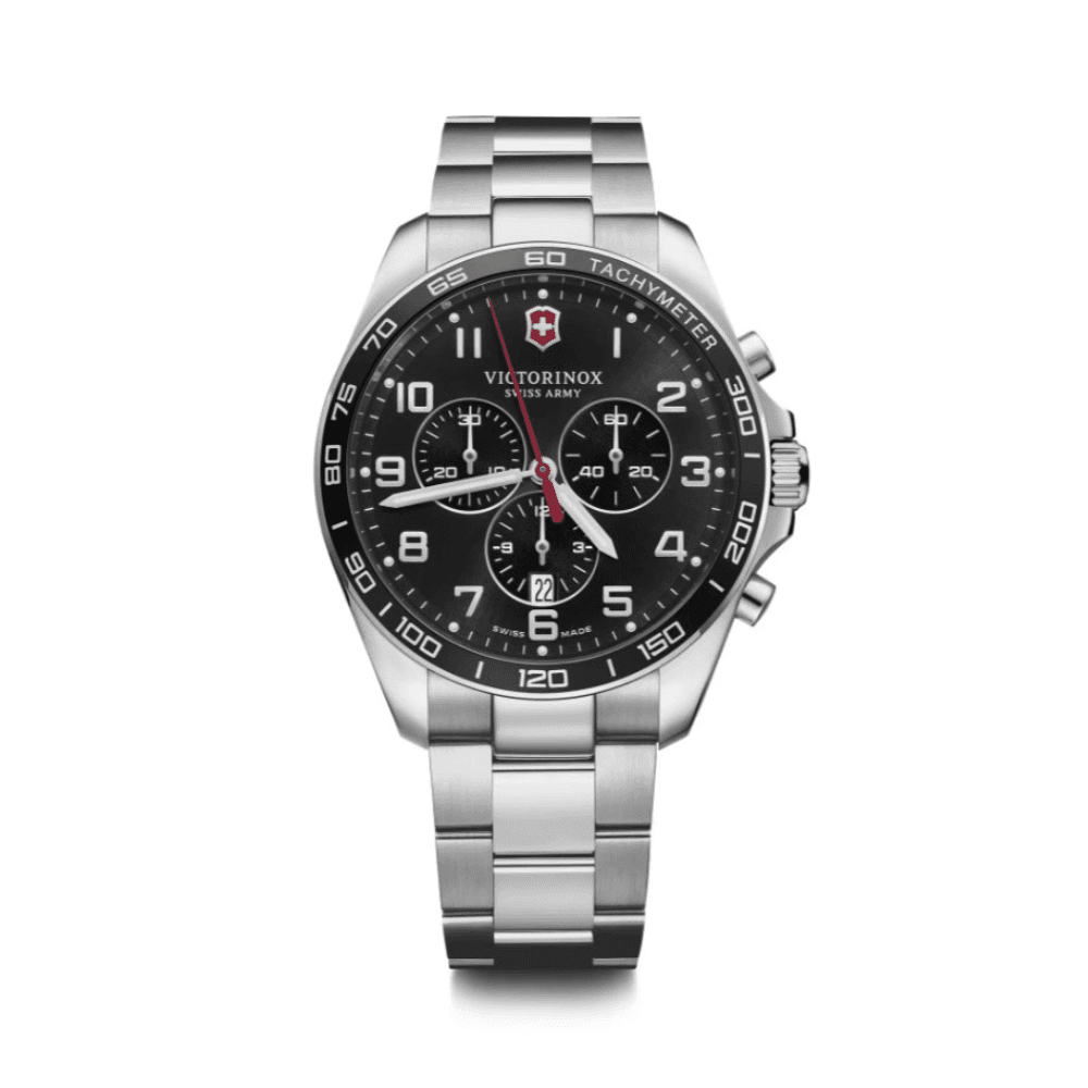 Victorinox Swiss Army FieldForce Classic Chrono Gent's Timepiece, Black