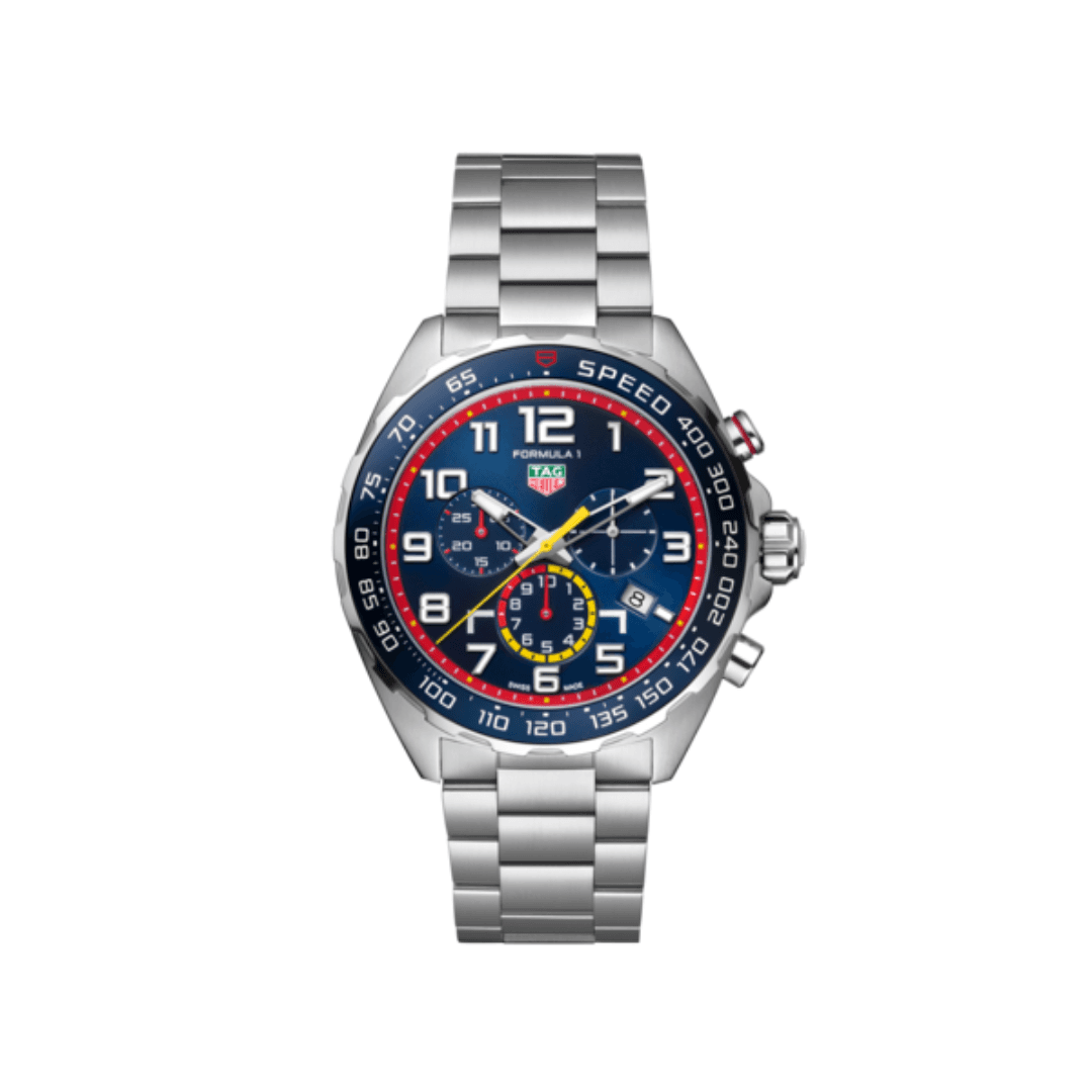 TAG Heuer Formula 1 X Red Bull Racing Quartz Watch with Steel Bracelet Strap