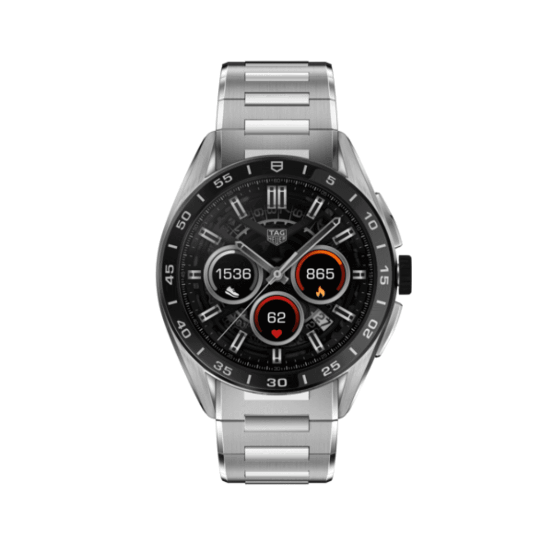 TAG Heuer Connected Calibre E4 with Steel Bracelet Strap, 45mm