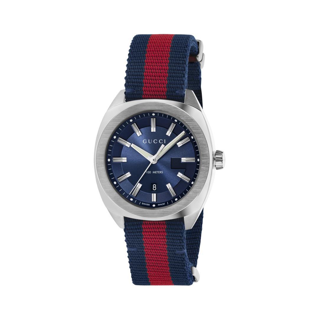 Gucci GG2570 Blue Dial Watch, 41mm