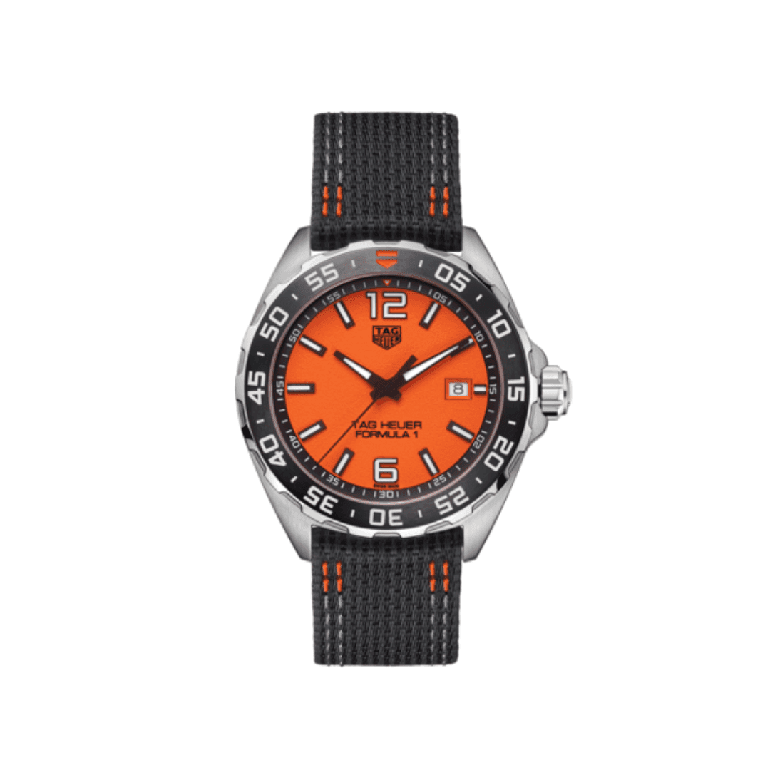 TAG Heuer Formula 1 Quartz Watch with Orange Dial