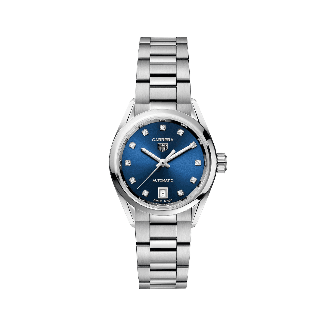 TAG Heuer  Carrera Automatic Watch with Blue Dial, 29mm