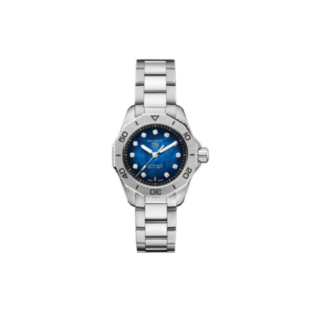 TAG Heuer Ladies Aquaracer Professional 200 Calibre 9 Automatic Watch with Blue Dial