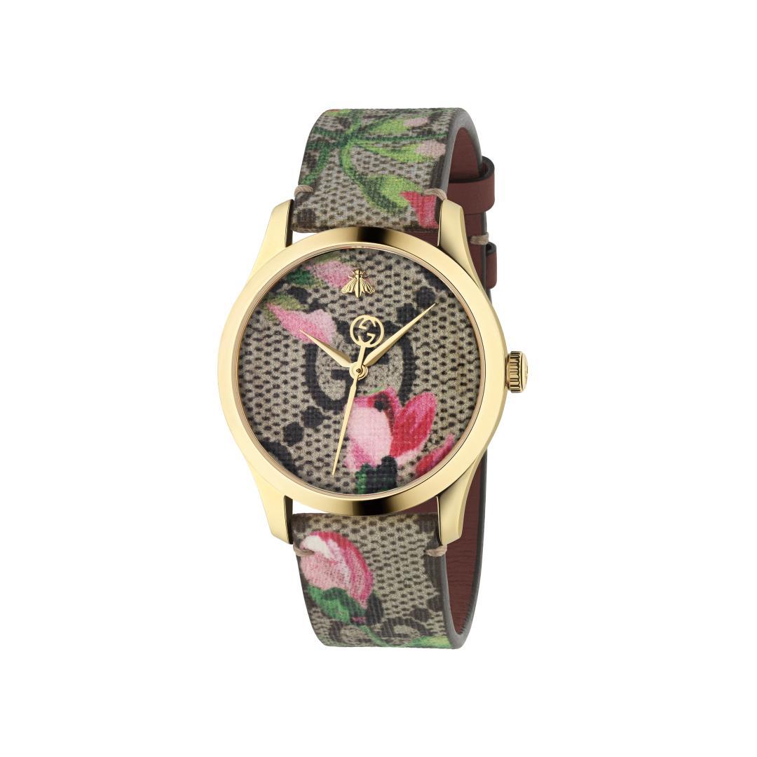 Gucci G-Timeless Blooms Strap Watch, 38mm
