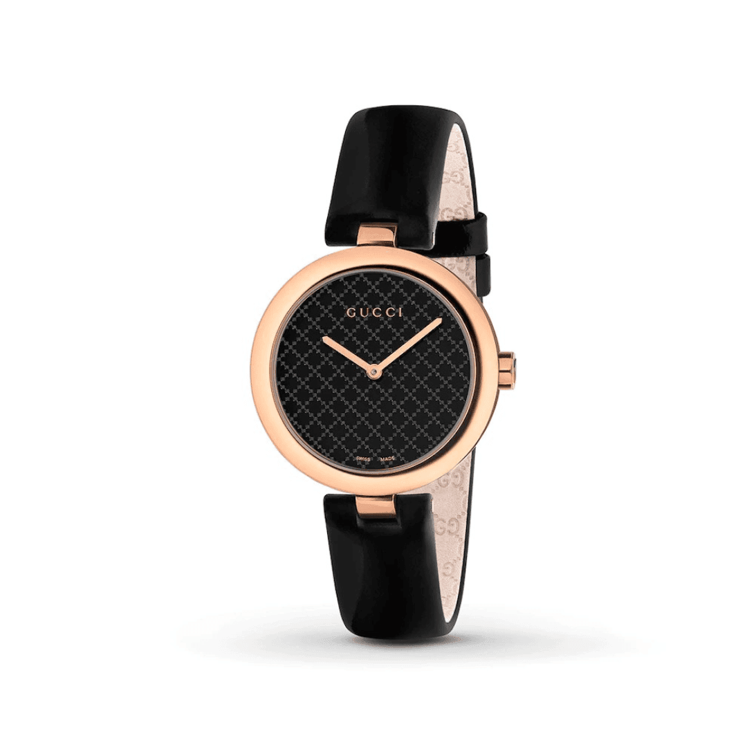 Gucci Diamantissima Black Dial Watch, 32mm