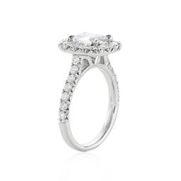 1.00 Carat Cushion Cut VS2 Diamond Engagement Ring 0