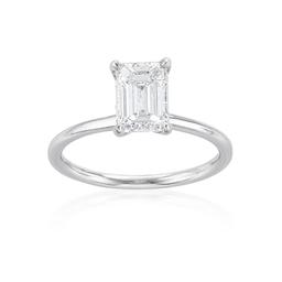 1.51 CT Emerald Cut Diamond Engagement Ring 0