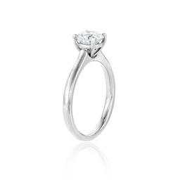 1.00ct Round E-VS1 Solitaire Diamond Engagement Ring 1