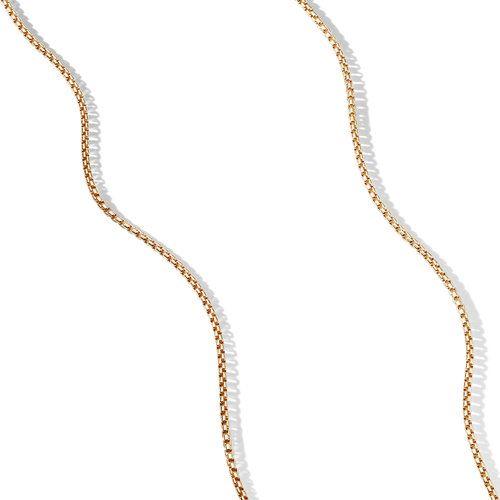 David Yurman Box Chain Necklace in 18K Gold, 1.7mm
