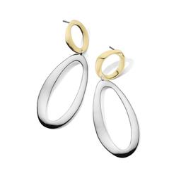 Ippolita Chimera Large Smooth Snowman Double Drop Earrings in Chimera 0