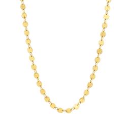 Yellow Gold 30 inch Disc Necklace 0