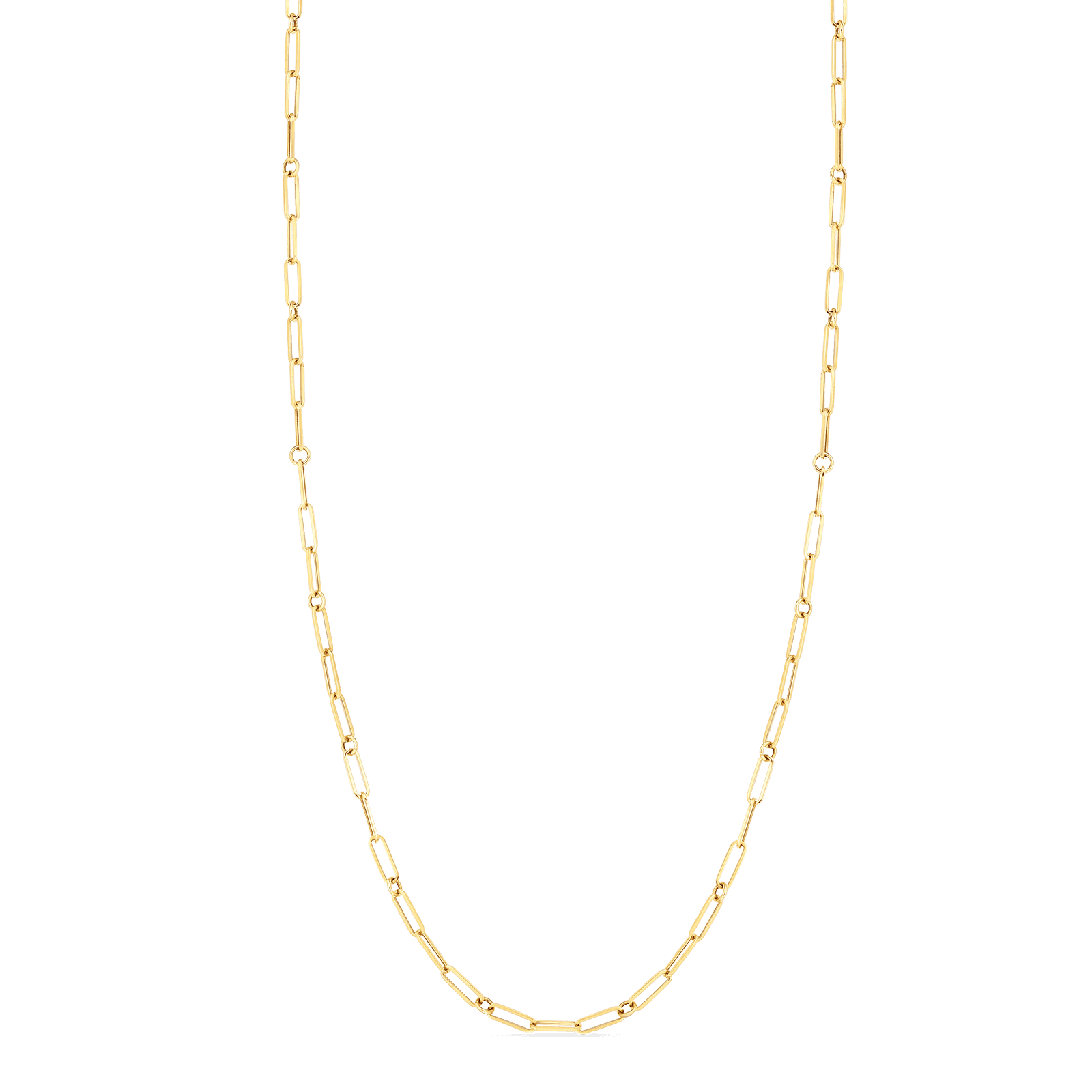 Roberto Coin 18K Paperclip Link Chain Necklace 0