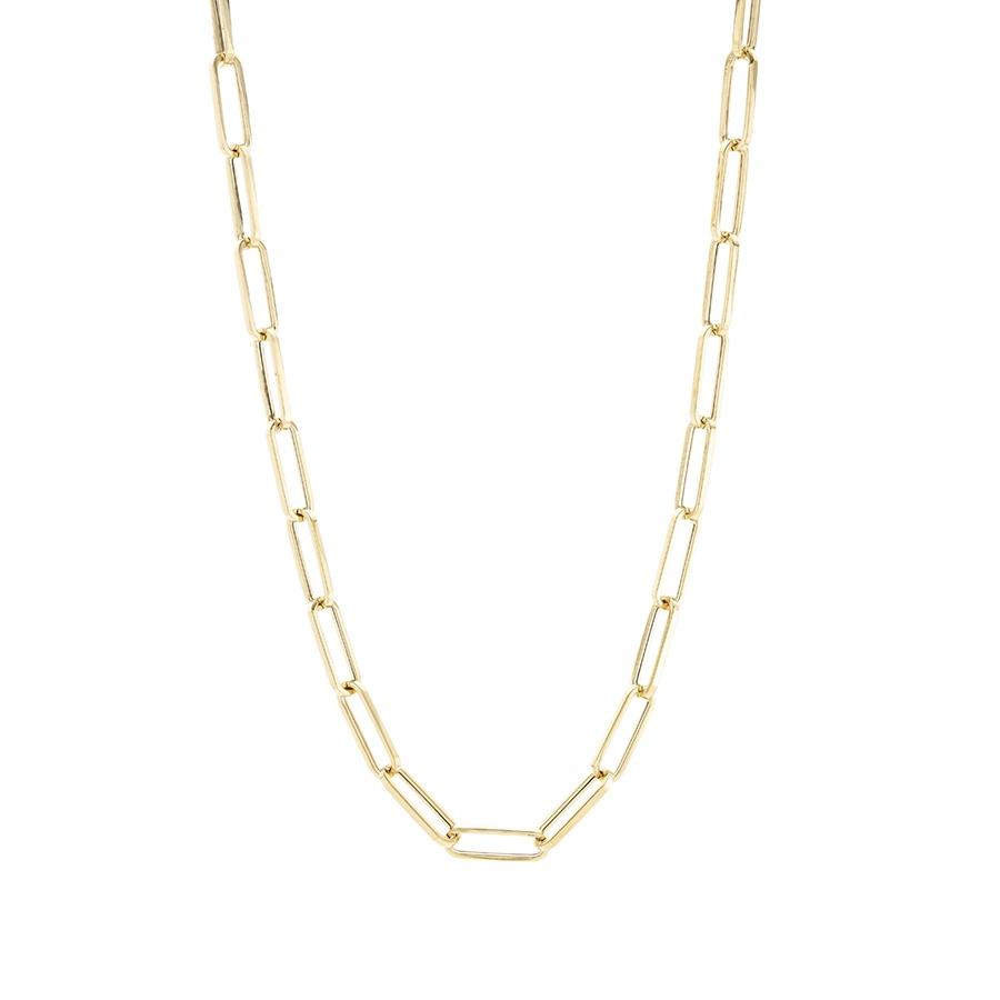 14KT Paperclip Link Necklace