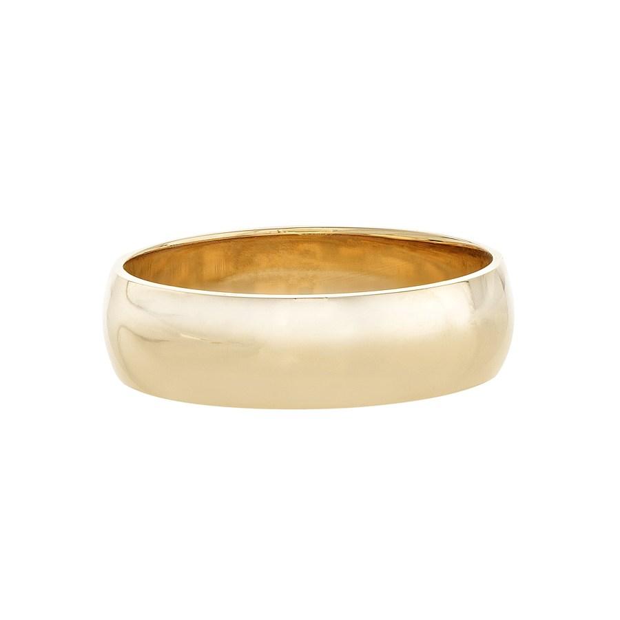 Low Dome Wedding Band
