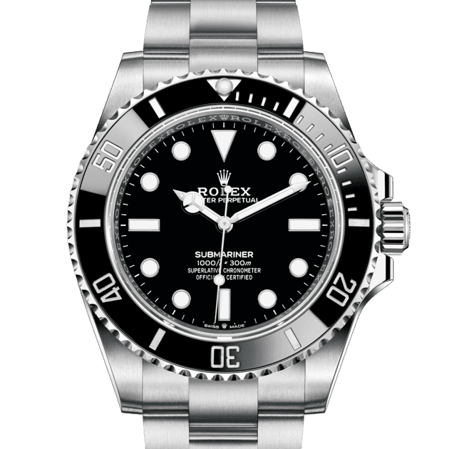 Rolex Submariner, m124060-0001. Available at Lee Michaels Fine Jewelry