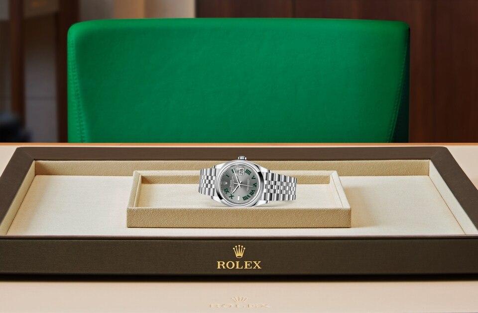 Rolex Datejust 36, m126200-0017. Available at Lee Michaels Fine Jewelry