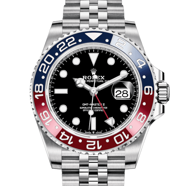 Rolex GMT-Master II, m126710blro-0001. Available at Lee Michaels Fine Jewelry