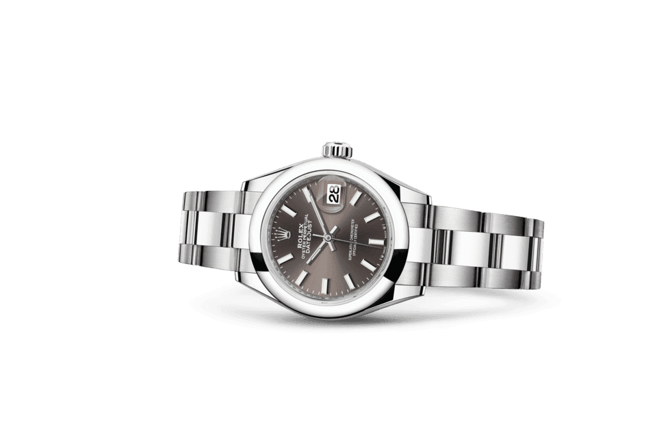 Rolex Lady-Datejust, m279160-0010. Available at Lee Michaels Fine Jewelry