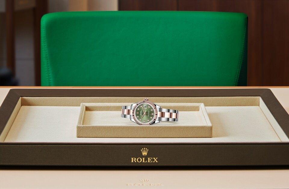 Rolex Lady-Datejust, m279171-0008. Available at Lee Michaels Fine Jewelry