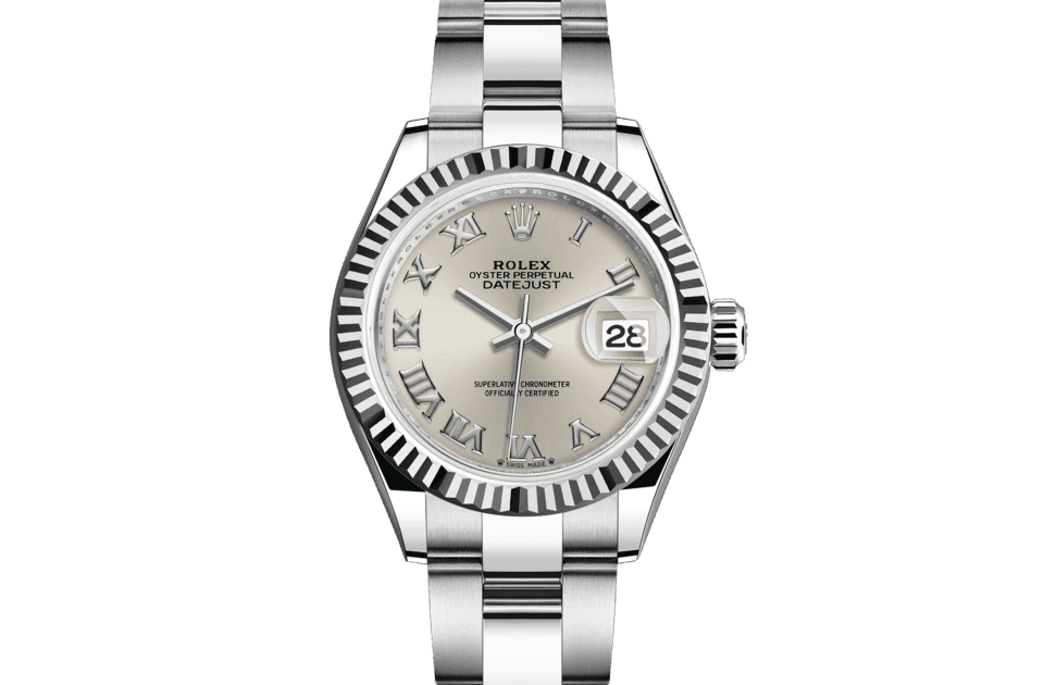 Rolex Lady-Datejust, m279174-0008. Available at Lee Michaels Fine Jewelry