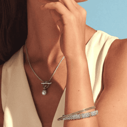Lagos Luna Pearl Toggle Pendant Necklace 0