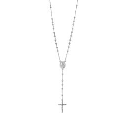 Sterling Silver Rosary Necklace 0