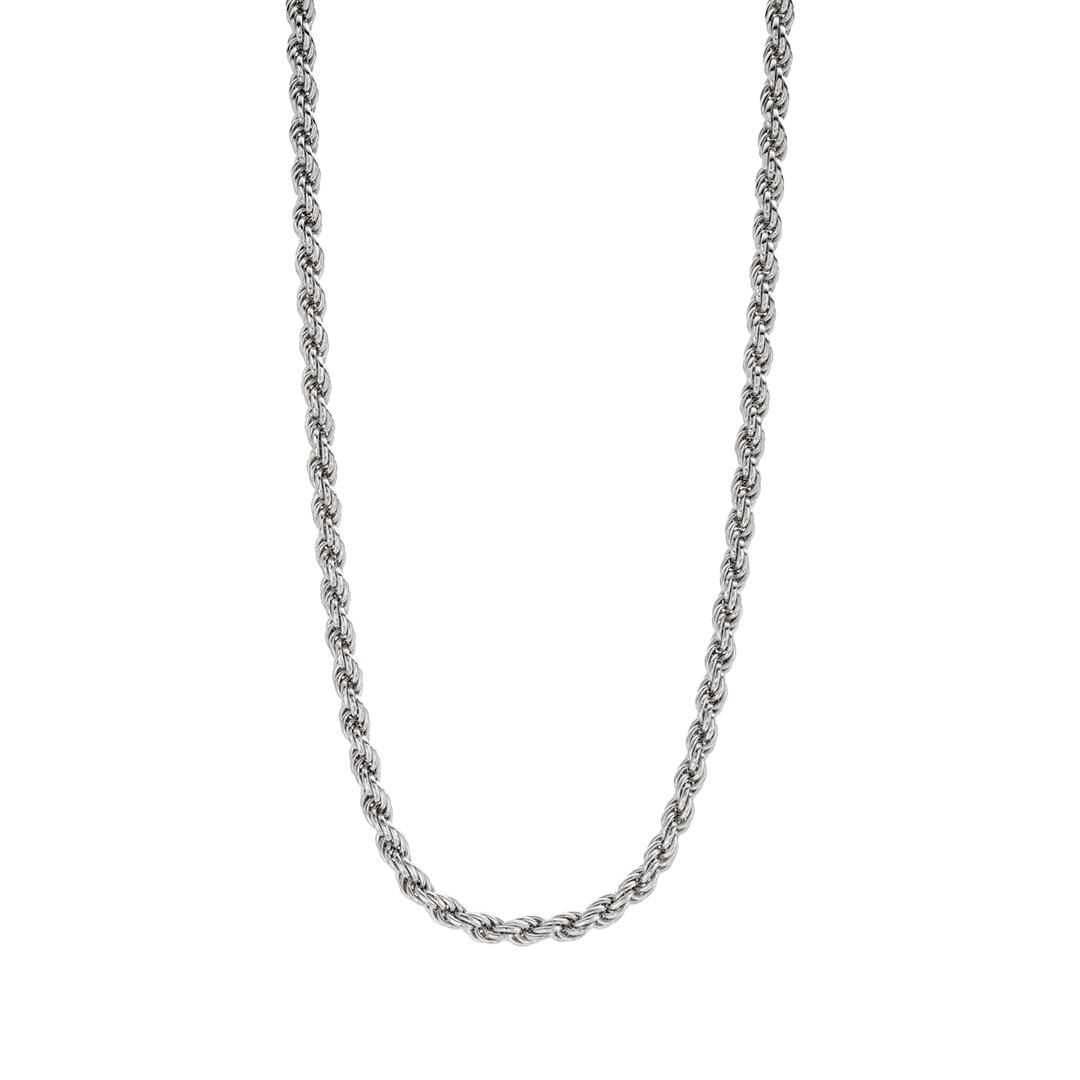 Sterling Silver Rope Chain Necklace, 24" 0