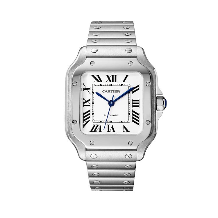 Santos de Cartier Steel Watch, 35mm 0
