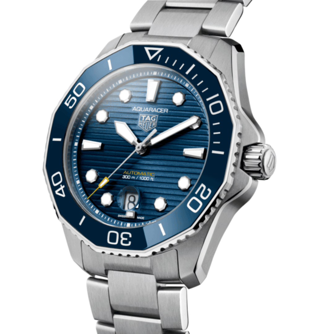 TAG Heuer Aquaracer Professional 300 with Blue  Dial and Case 1