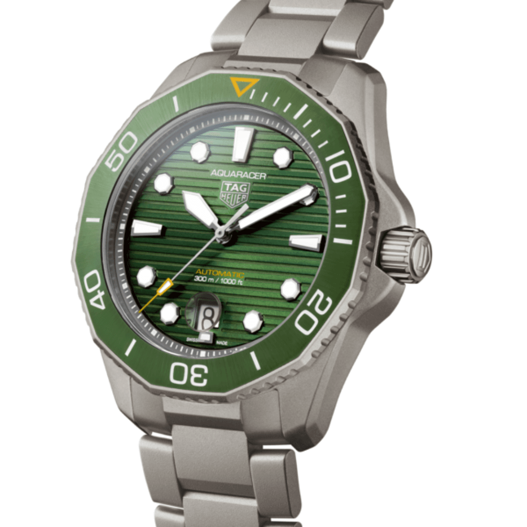 TAG Heuer Aquaracer Professional 300 with Green  Dial and Case 1