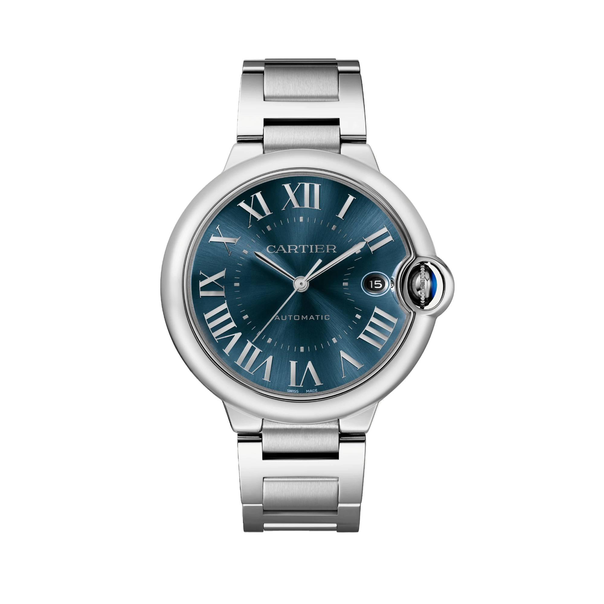 Ballon Bleu de Cartier Watch, Blue Sunray-Brushed Dial, 40mm 1