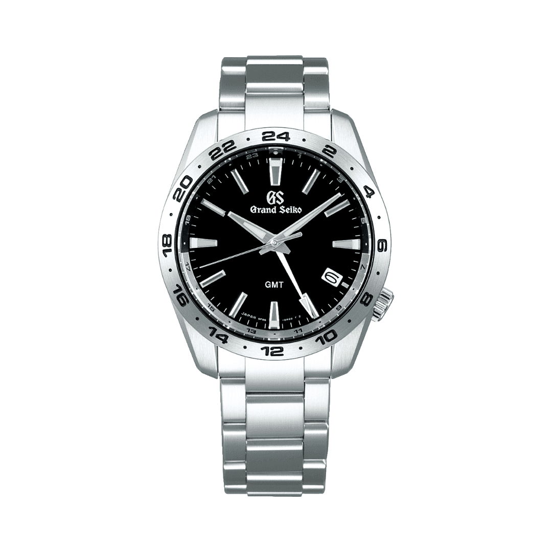 Grand Seiko Sport Collection GMT Watch with Black Dial, 39mm | Lee Michaels Jewelry