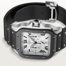 Santos de Cartier Chronograph Watch, size extra large 0