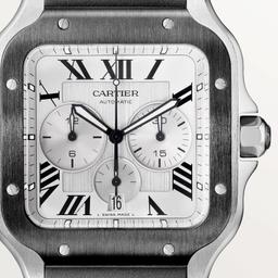 Santos de Cartier Chronograph Watch, size extra large 2