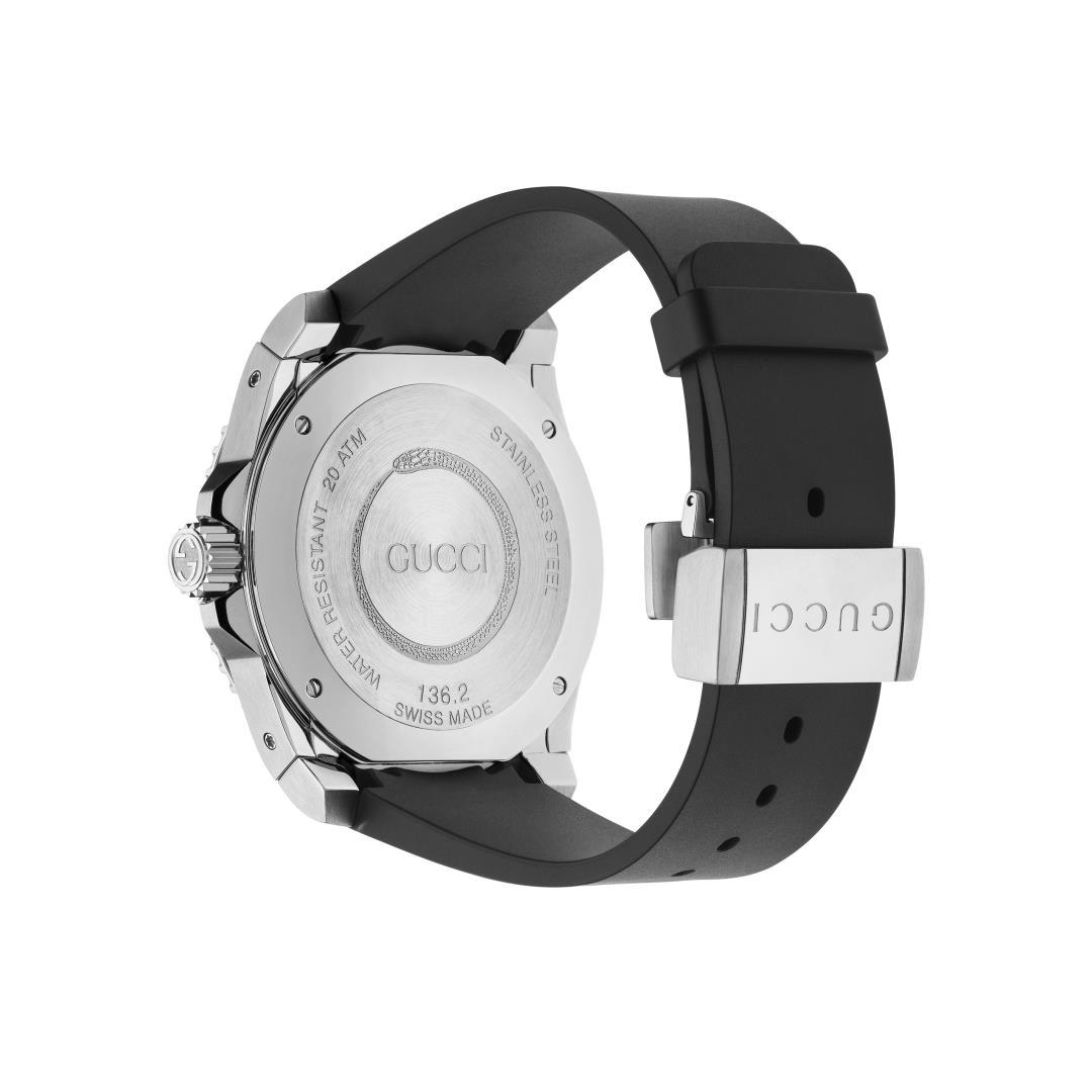 Gucci Rubber Strap Dive Watch, 45mm 1