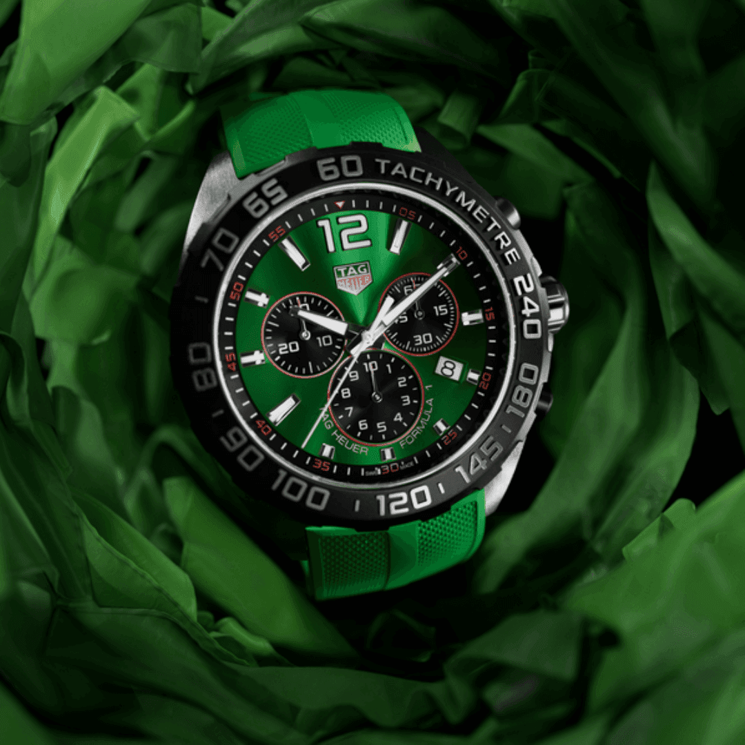 TAG Heuer Formula 1 Quartz Watch in Green 3