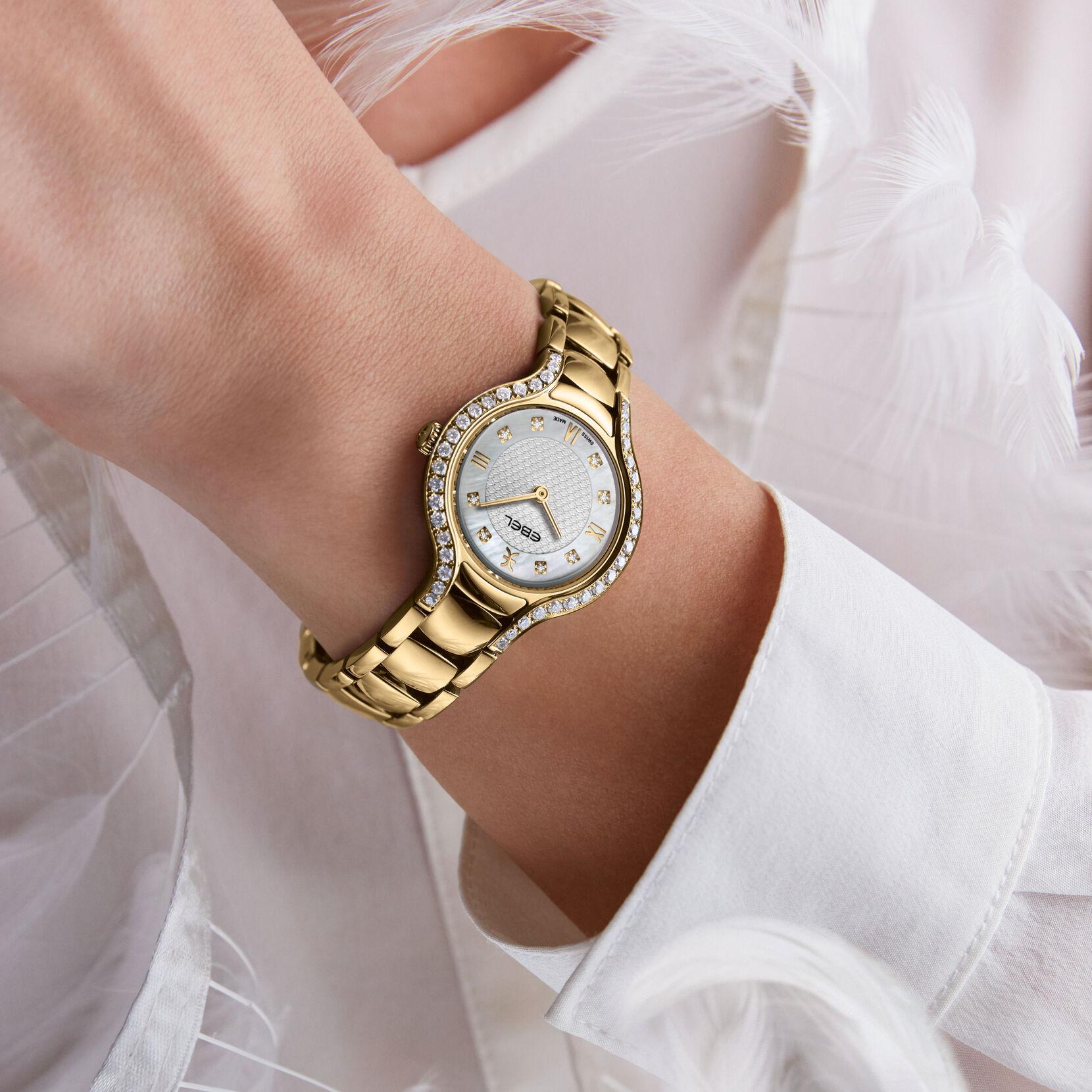 Ebel Beluga Yellow Gold Watch with Diamonds 0