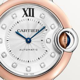 Ballon Bleu de Cartier Watch in Rose Gold with Diamonds, 33mm 0