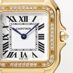Panthere de Cartier Watch in Yellow Gold with Diamonds, size medium 2