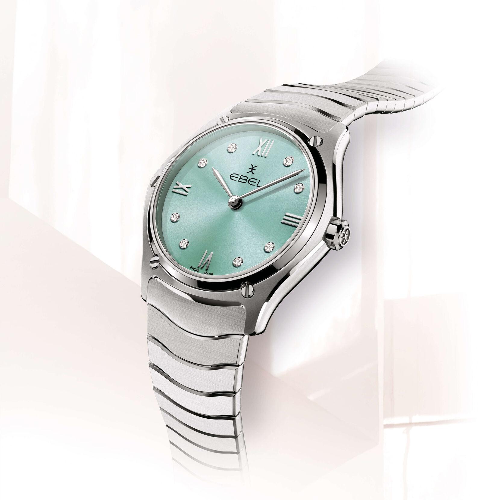 Ebel Sport Classic Ladies watch with Mint Blue Dial and Diamond Accents 0