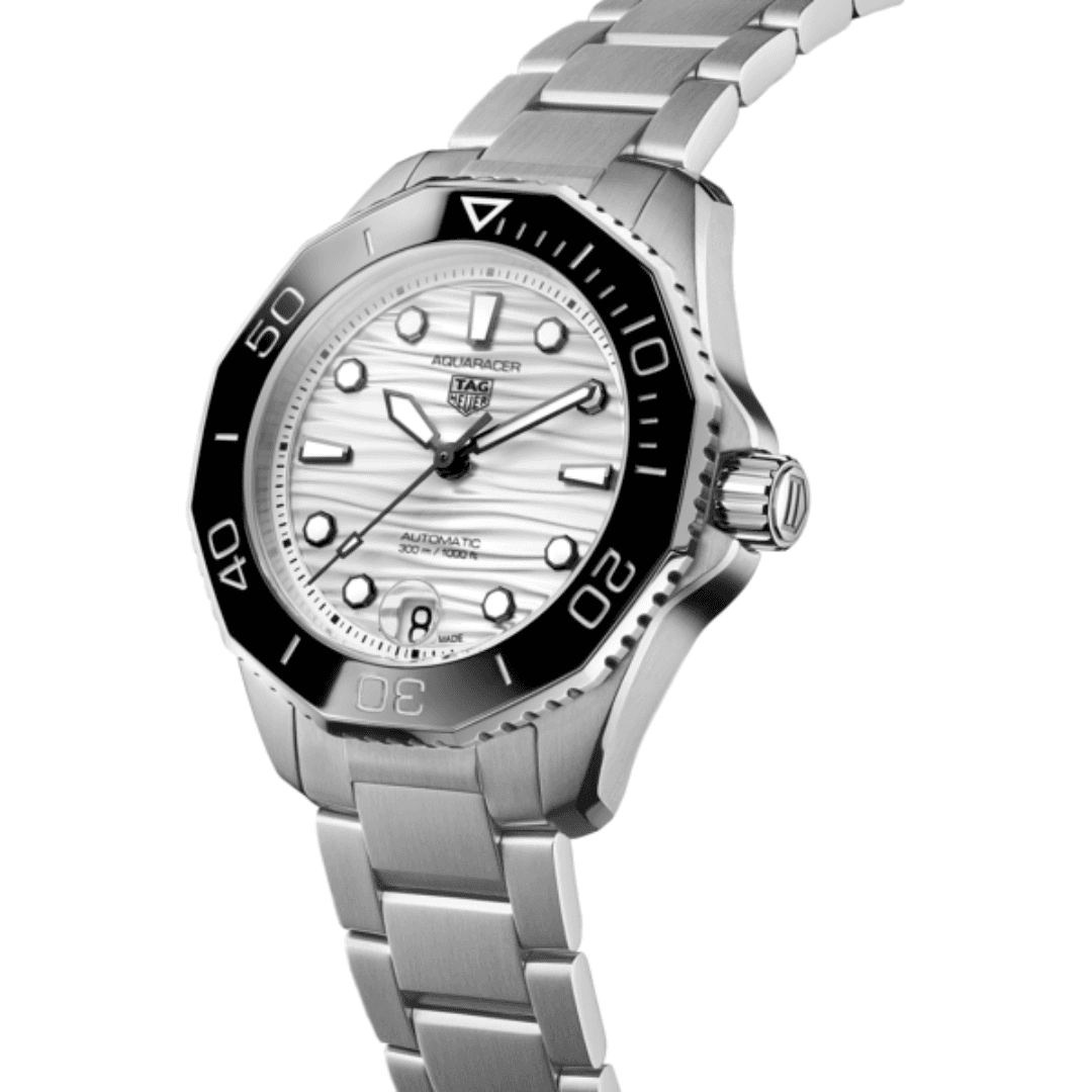 TAG Heuer Ladies Aquaracer Professional 300 Date Calibre 5 Automatic Watch with Gray Dial 1
