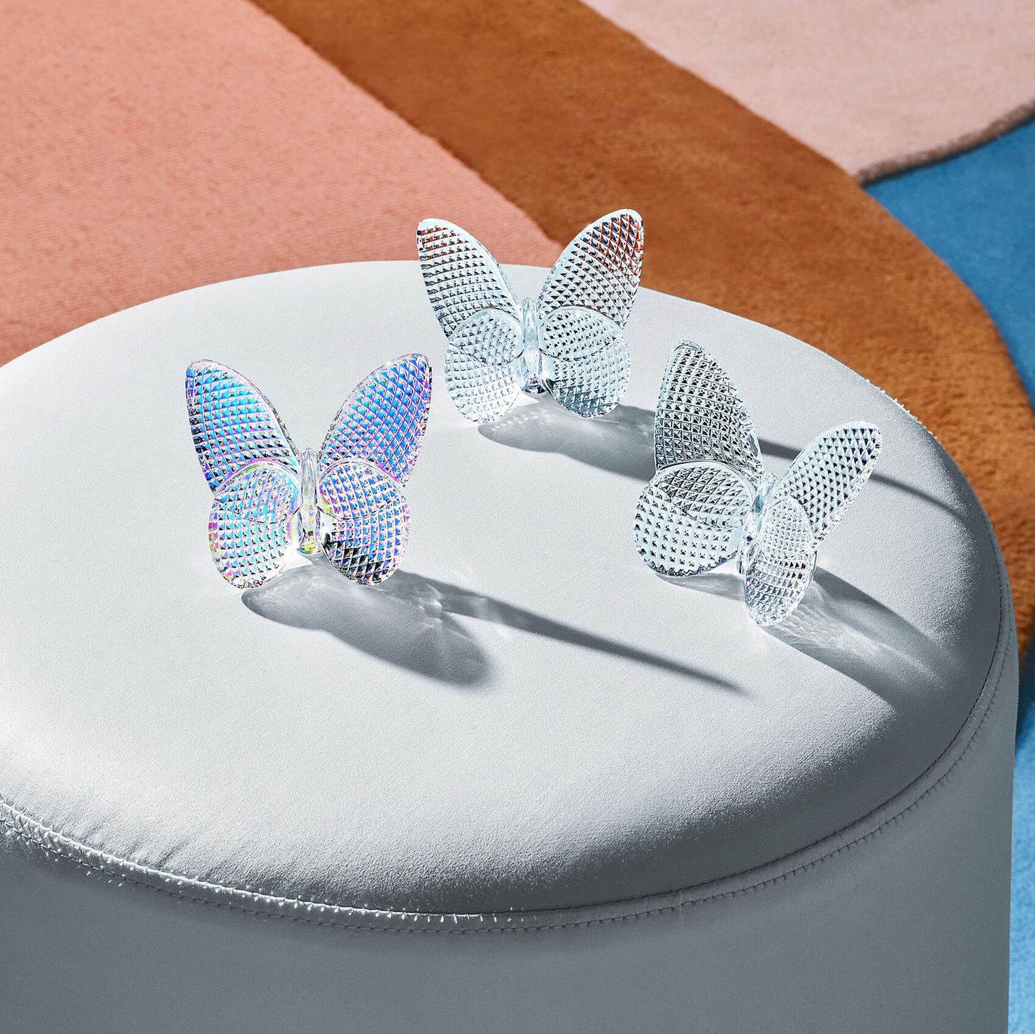 Baccarat Papillion Lucky Diamond Butterfly, Iridescent  1